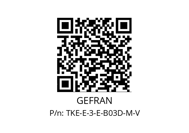   GEFRAN TKE-E-3-E-B03D-M-V