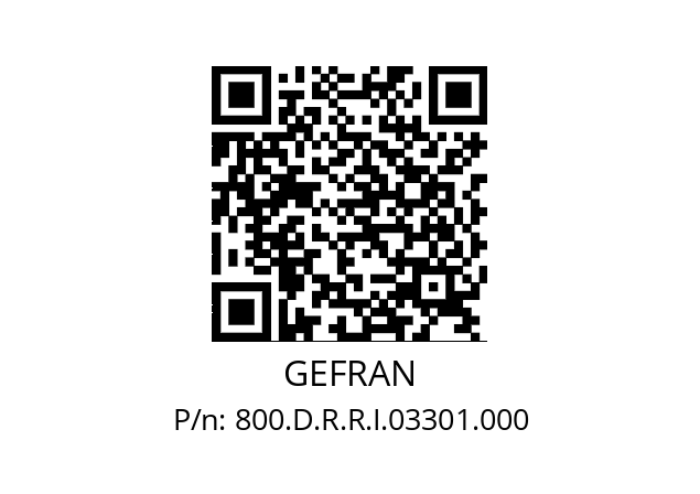   GEFRAN 800.D.R.R.I.03301.000