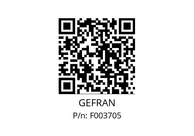   GEFRAN F003705