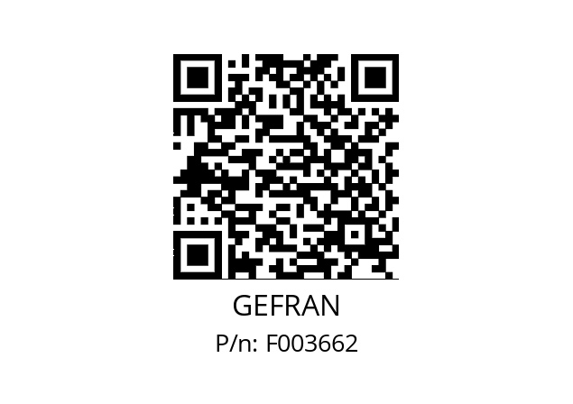   GEFRAN F003662