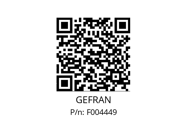   GEFRAN F004449