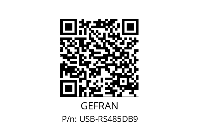   GEFRAN USB-RS485DB9