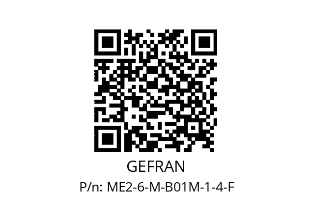   GEFRAN ME2-6-M-B01M-1-4-F