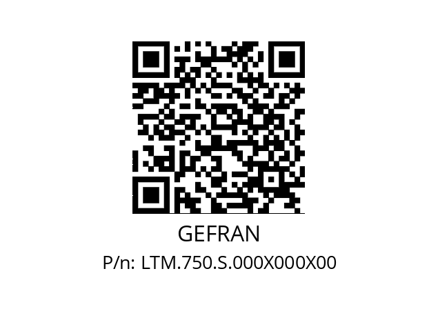   GEFRAN LTM.750.S.000X000X00