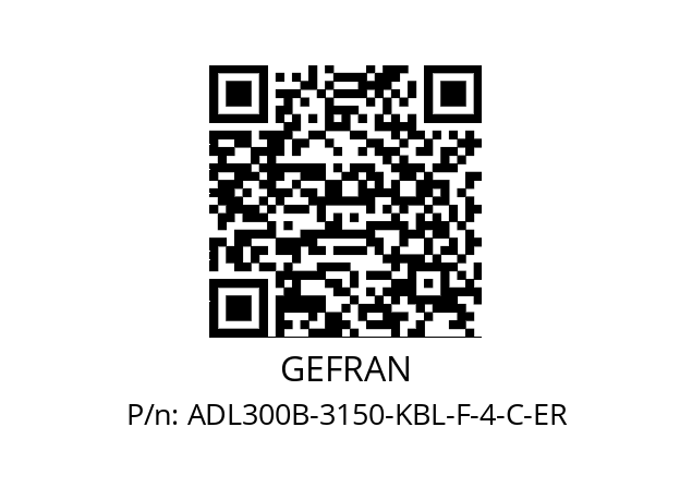   GEFRAN ADL300B-3150-KBL-F-4-C-ER