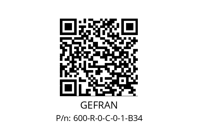   GEFRAN 600-R-0-C-0-1-B34