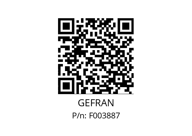   GEFRAN F003887