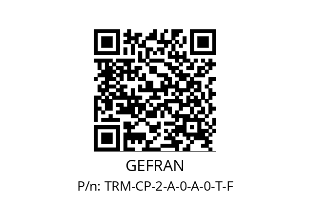   GEFRAN TRM-CP-2-A-0-A-0-T-F