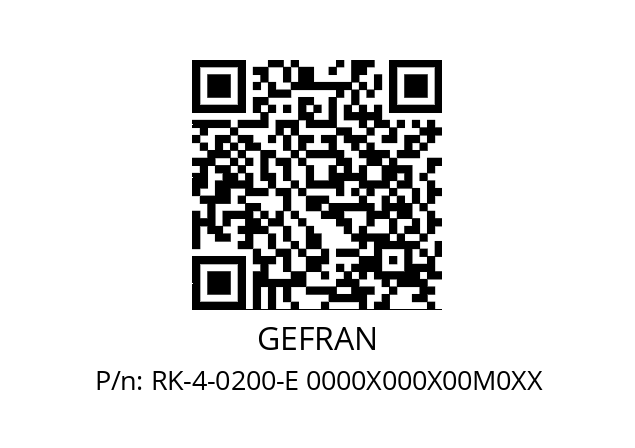   GEFRAN RK-4-0200-E 0000X000X00M0XX