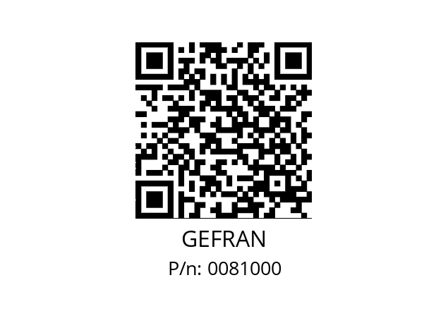   GEFRAN 0081000