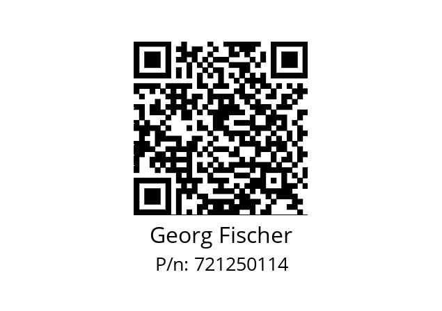   Georg Fischer 721250114