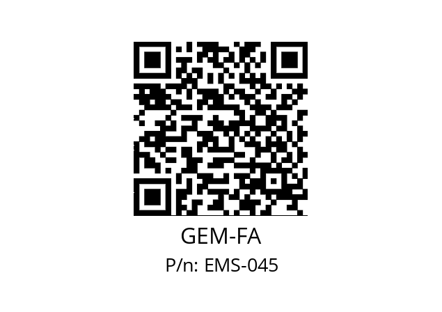   GEM-FA EMS-045