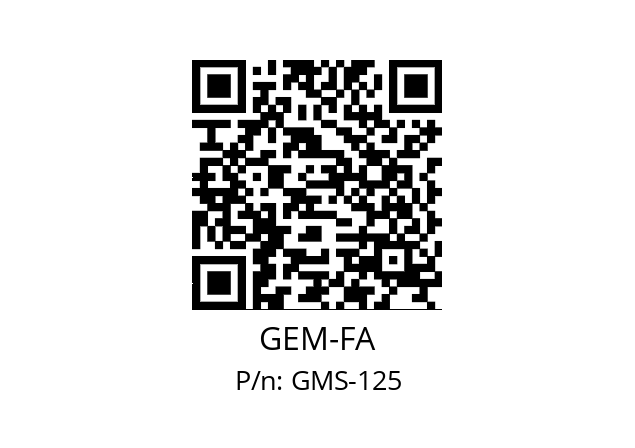   GEM-FA GMS-125