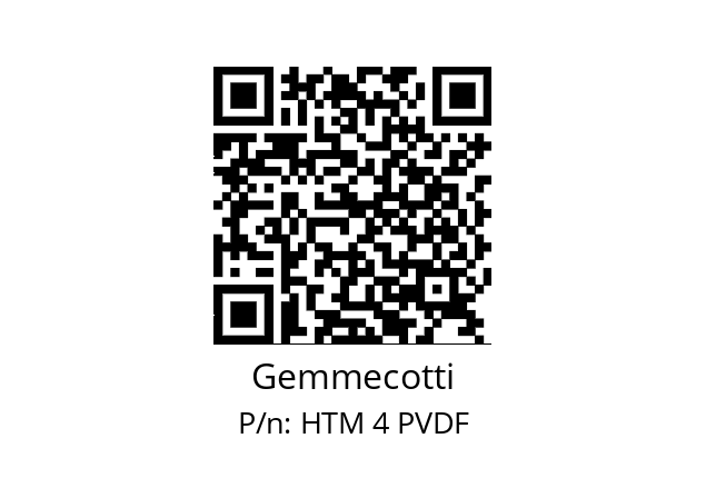   Gemmecotti HTM 4 PVDF