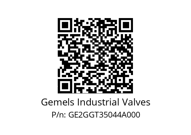   Gemels Industrial Valves GE2GGT35044A000