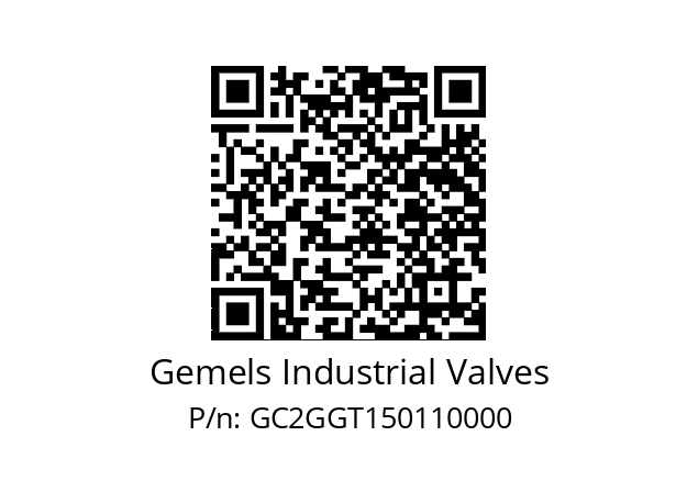   Gemels Industrial Valves GC2GGT150110000