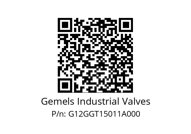   Gemels Industrial Valves G12GGT15011A000