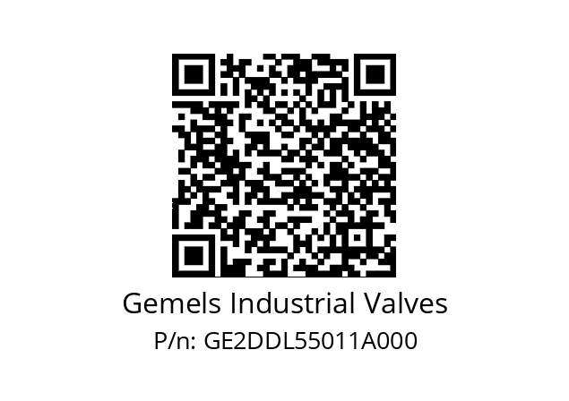   Gemels Industrial Valves GE2DDL55011A000