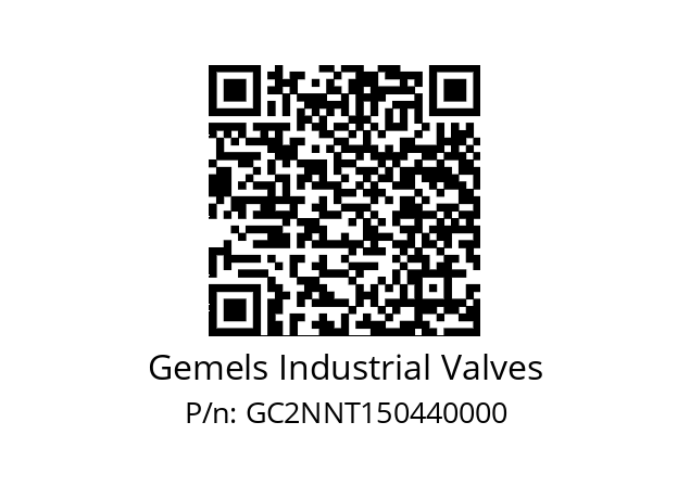   Gemels Industrial Valves GC2NNT150440000