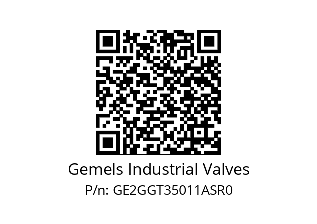   Gemels Industrial Valves GE2GGT35011ASR0