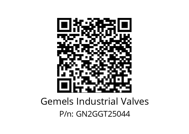   Gemels Industrial Valves GN2GGT25044