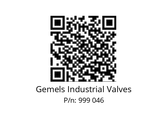   Gemels Industrial Valves 999 046