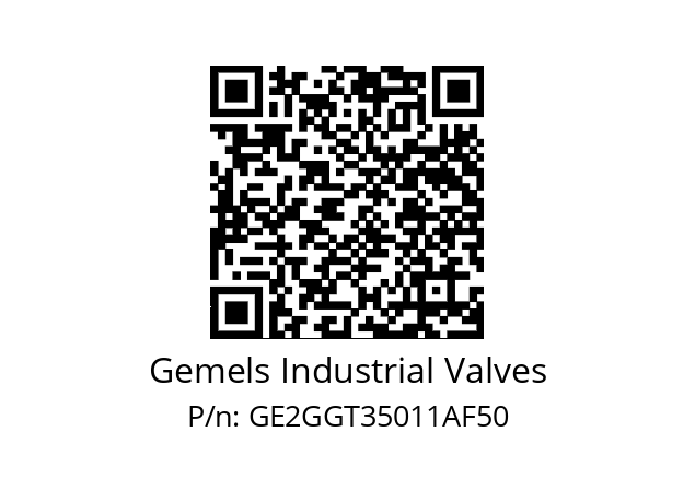   Gemels Industrial Valves GE2GGT35011AF50