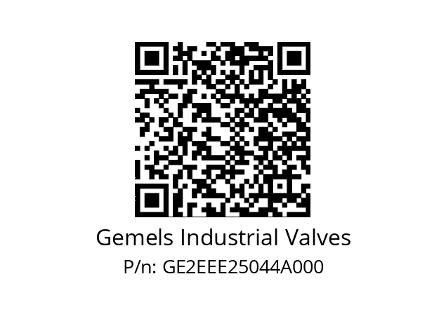   Gemels Industrial Valves GE2EEE25044A000