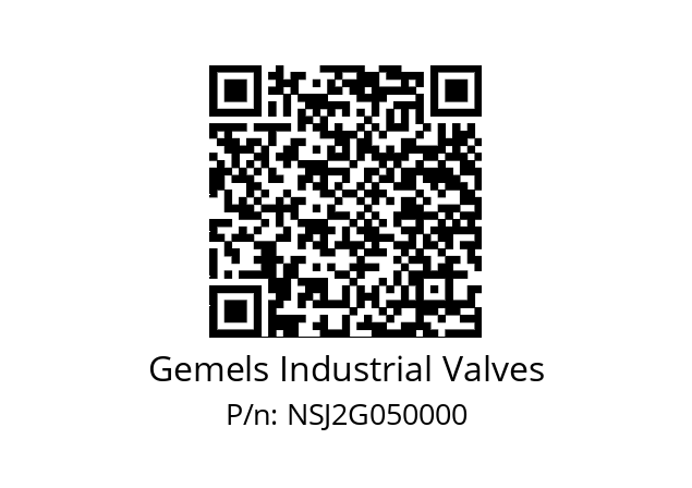   Gemels Industrial Valves NSJ2G050000