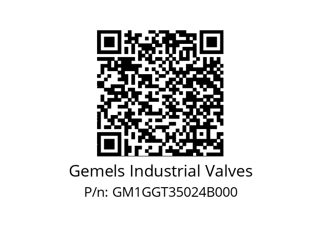   Gemels Industrial Valves GM1GGT35024B000