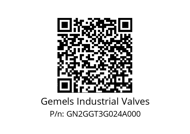   Gemels Industrial Valves GN2GGT3G024A000