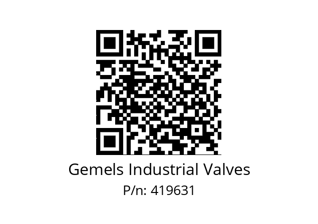   Gemels Industrial Valves 419631