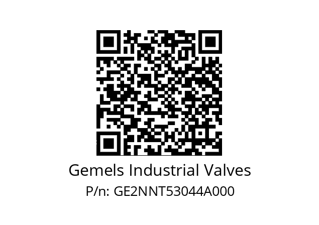   Gemels Industrial Valves GE2NNT53044A000