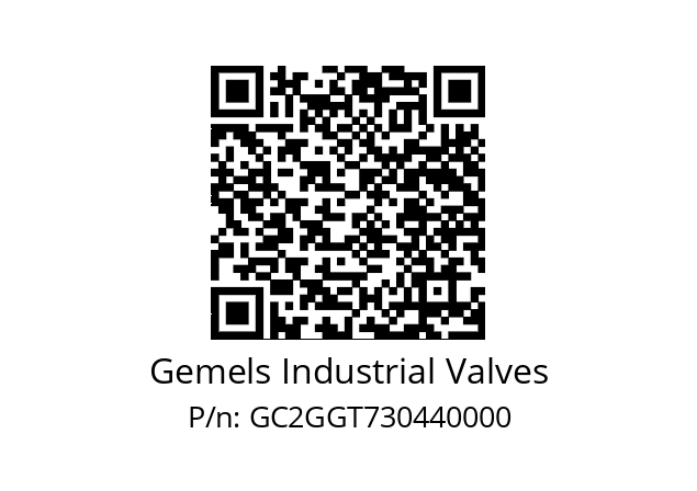   Gemels Industrial Valves GC2GGT730440000