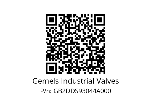   Gemels Industrial Valves GB2DDS93044A000