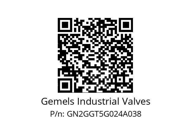   Gemels Industrial Valves GN2GGT5G024A038