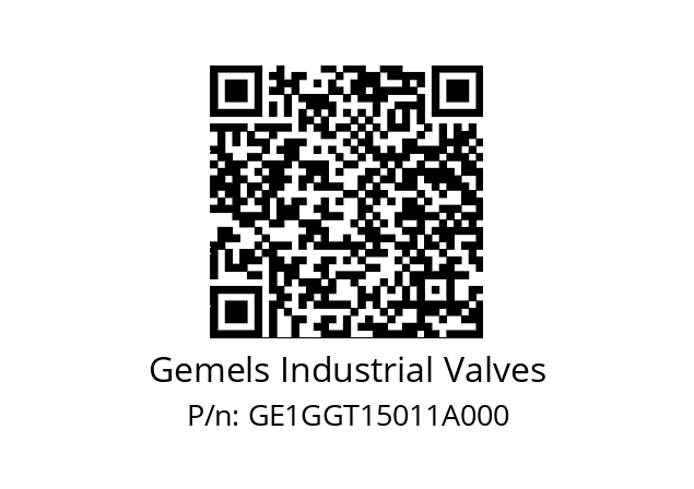   Gemels Industrial Valves GE1GGT15011A000