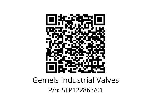   Gemels Industrial Valves STP122863/01