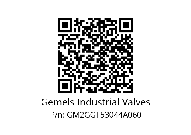   Gemels Industrial Valves GM2GGT53044A060