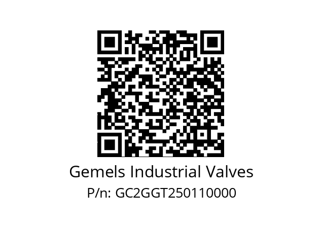   Gemels Industrial Valves GC2GGT250110000