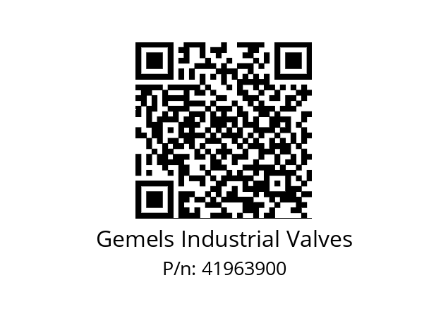   Gemels Industrial Valves 41963900