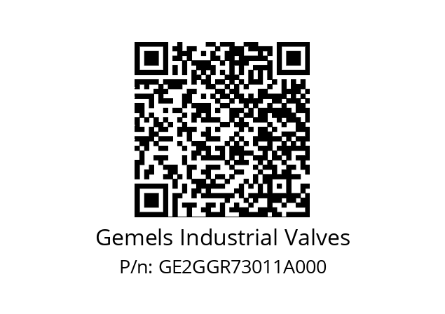   Gemels Industrial Valves GE2GGR73011A000