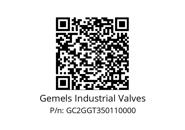   Gemels Industrial Valves GC2GGT350110000