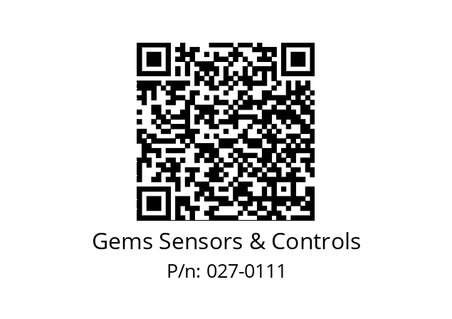  FS-105E Gems Sensors & Controls 027-0111