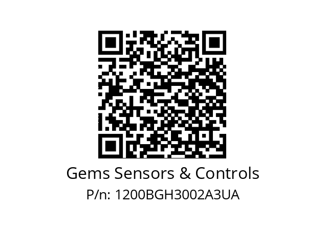   Gems Sensors & Controls 1200BGH3002A3UA