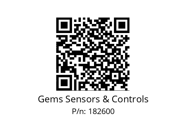   Gems Sensors & Controls 182600