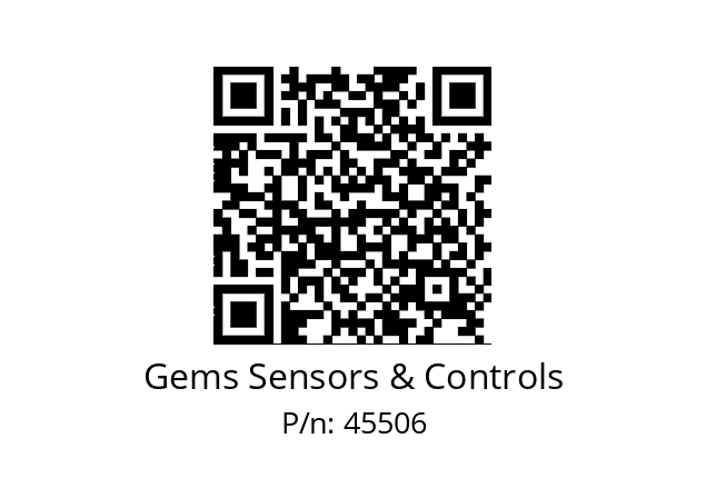   Gems Sensors & Controls 45506