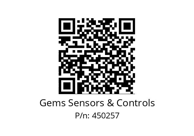   Gems Sensors & Controls 450257