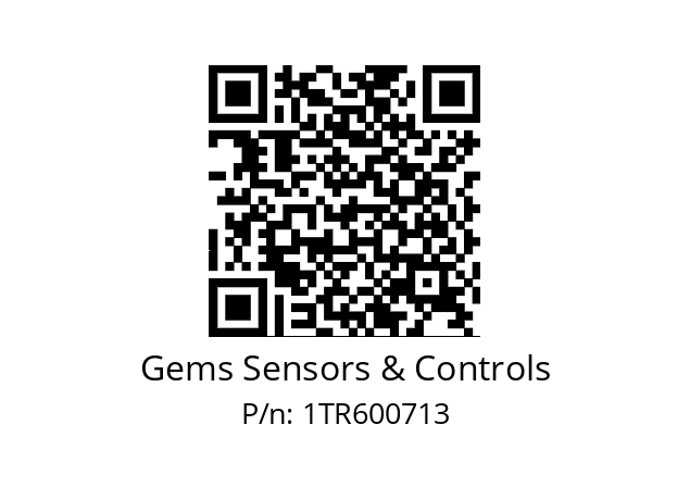   Gems Sensors & Controls 1TR600713