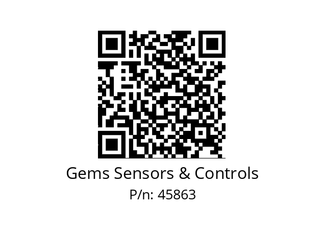   Gems Sensors & Controls 45863